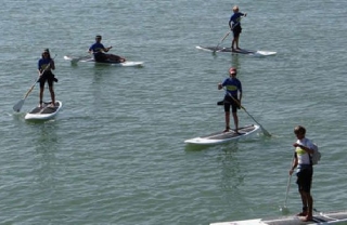  Paseo en stand up paddle en grupo en el 17 